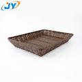 PP rectangular rattan bread basket