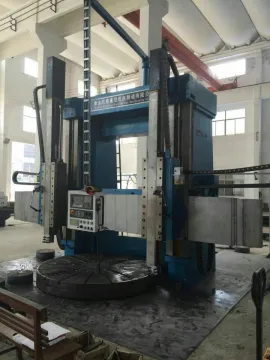 CNC vertical lathe details
