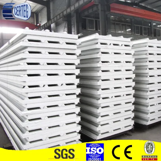100mm Insulation Interior Solid EPS Sandwich Roof Panel
