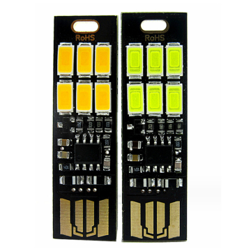 USB LED LED Kecerahan Tinggi Sentuh dengan Dimming dan Sensor Luaran