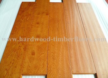 hdf core birch engineered flooring made in China