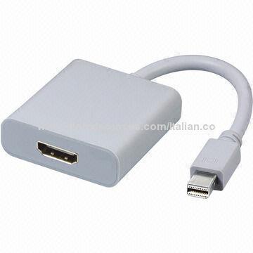 Mini DisplayPort to HDMI Cable with 64uA Standby Mode Current, 100mm Length