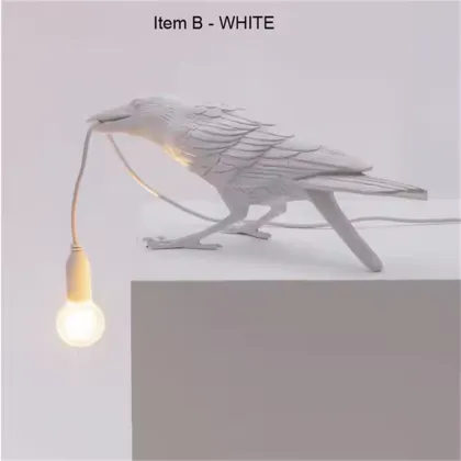 Luxurious Art LED Desk Lamp - Animal Lucky Bird