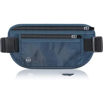 Free Sample Custom Leather Waist Pouches with RFID Blocking