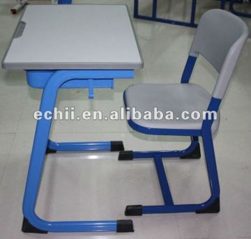 New style school desk and chair/2012 hot sale school furniture