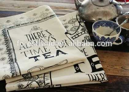 100%soft comfortable tea towel cotton