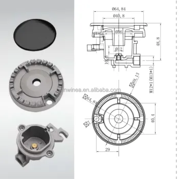 Sa-baf Type Cast Aluminum Gas Stove Parts - Gas Burner