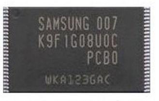 128M x 8 bit SAMSUNG Nand Flash Memory Chips ROHS , K9F1G08