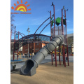 Neues Design Outdoor Custom Tube Slide für Kinder