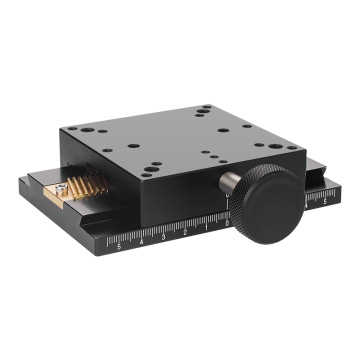 Platina manual de ranura en cola de milano de carrera larga con eje X 80x80 mm