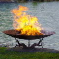 Corten Steel Metall Outdoor Fire Bowl