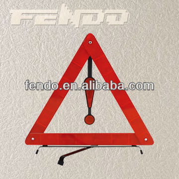 high visibility traffic safety warning triangle