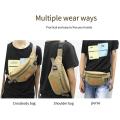 Multi-functional Canvas Fabric Fanny Pack