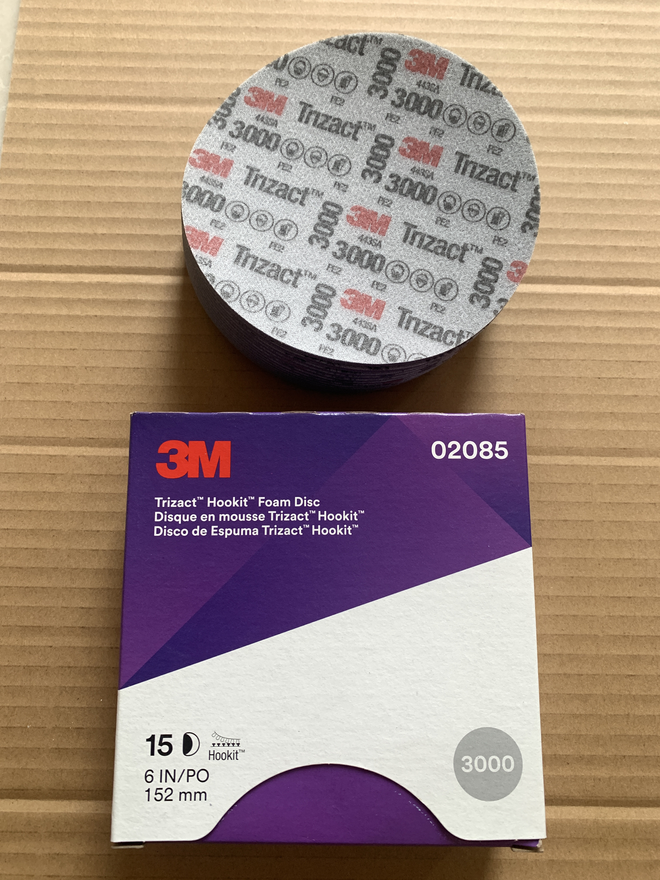 3M P3000 Sanding Discs 15 Pieces/Box