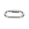 Stainless steel carabiner with round hole