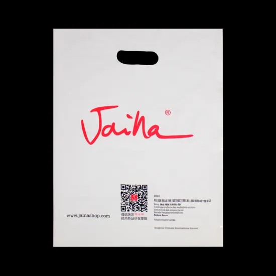 Wholesale Customized Plastic Shopping Bags with Logo