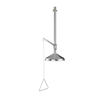 Laboratory Emergency shower Wall-mounted sus