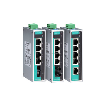 MOXA EDS-205A Switches Ethernet compactos de 5 puertos para controles industriales originales para controles industriales originales