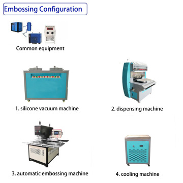 Women Shirt Silicon Labels Embossing Machine