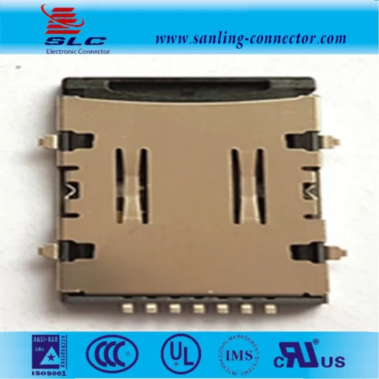 Good quality nano sim top mount sink type sim card connector
