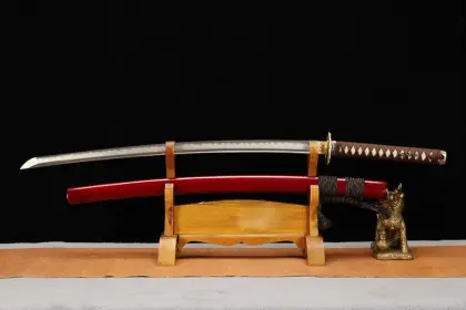 T10 Burnt Blade Polished Samurai Sword - Skylark