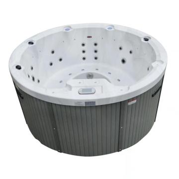 Round spa acrylic hot tub for 7 person