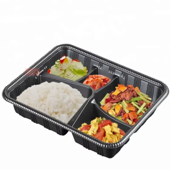Disposable Tableware PP Plastic Clear Plate Food Packing