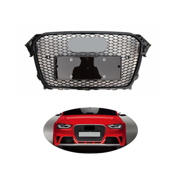 Black ABS Honeycomb Bumper Grille Kit για το Audi A4 2012-2016 RS4