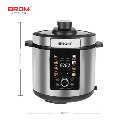 6L Electric Pressure Cooker: Multi-Pressure Rice Cooker