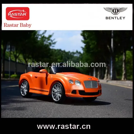 RASTAR 82100 Bently GTC radio control and 12V battery powered electric ride on car