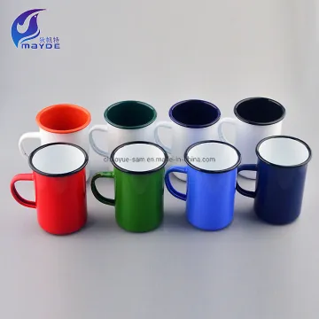 Wholesale Color Art Enamel Mugs