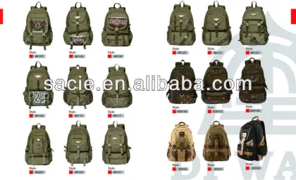 canvas backpack