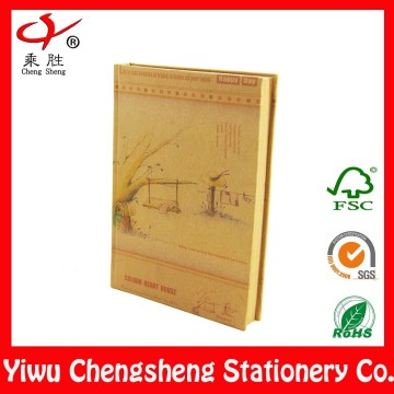 Factory make chipboard recycled notebook