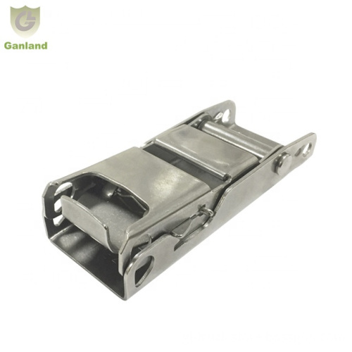 GL-15223S Stainless Steel Truck Trailer Push Release Side Curtain Buckle