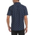 Camisa floral de algodón Elena Maxi Camisa floral negra hombre hombre