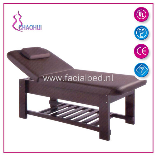 Portable Facial Beds Wood Base Massage Bed