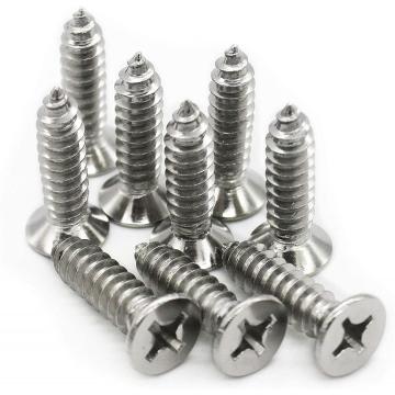 Cross pan head self-tapping stainless steel screws