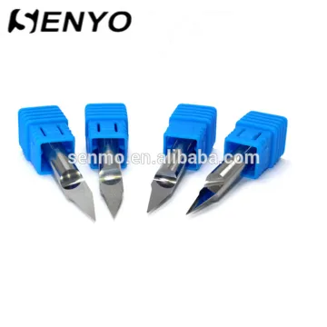 Tungsten Solid Carbide Router End Mill Cutter/CNC Engraving Cutting Bits for Acrylic/Stainless Steel/Al