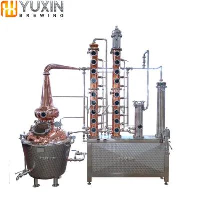 1000L Alcohol Distillery Column Still and Pot Still Equipment