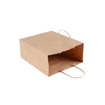 Biodegradable Recycled Kraft Paper Bags: Sustainable Packaging for Clothing, Gifts, Food, and Take-Away