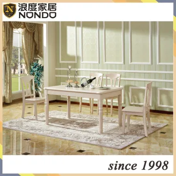 Dining table and dining chairs for dining room furniture 9821