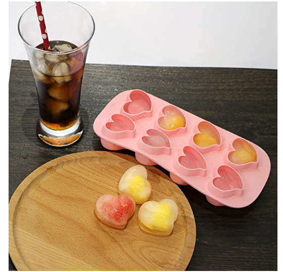 Heart Silicone Ice Cube Trays