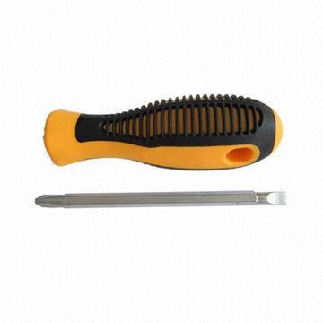 Screwdriver with slotted and phillips, strong magnetism