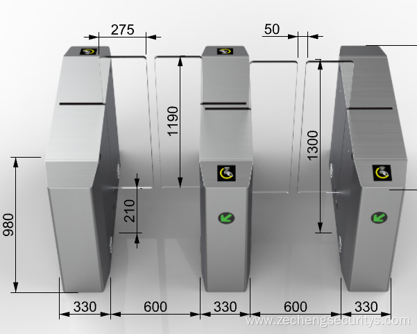 Access Control Sliding Barrier Gate