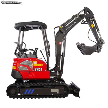 Anexos 0tionais escavadeiras pequenas 2.5 Ton Excavadora Crawler escavadeira Mini escavadeira Máquina