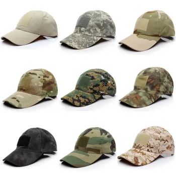 Summer Tactical Camouflage Sun Hat - Adjustable Baseball Cap for Hunting, Camping, Hiking, and Fishing