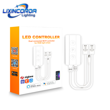 Zigbee Smart LED Strip Controller for Voice Control with Echo Plus and SmartThings