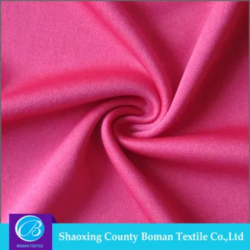 Garments fabric supplier High quality Fashion Garment polyester interlock fabric