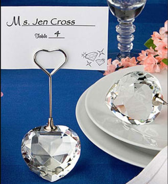 Glass Crystal of Wedding Card Holder Table Decoration 10