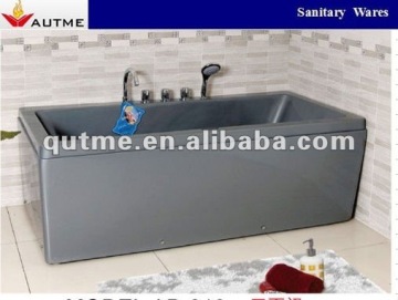 Grey Colored Whirlpool Massage Bathtub with Massage Jets